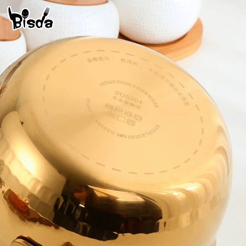 🥛 Japanese-Style Stainless Steel Snow Pan with Lid