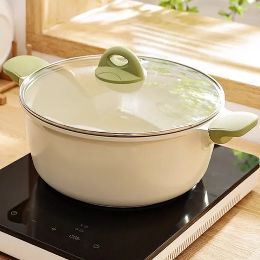 🍲  Non-Stick Soup Pot - Double Thickened Stewing Pot with Lid