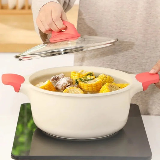 🍲  Non-Stick Soup Pot - Double Thickened Stewing Pot with Lid