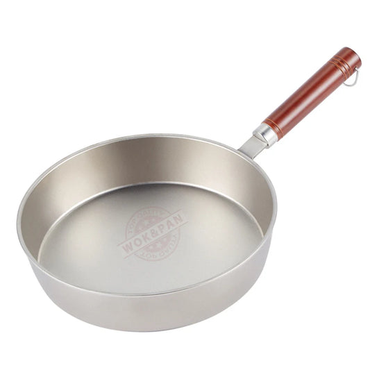 🍳 Titanium Frying Pan - Pure Titanium Skillet for Kitchen Cookware